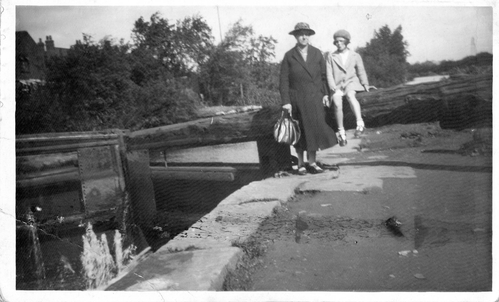 Joyce Haslam and Alice, Long Eaton 1942